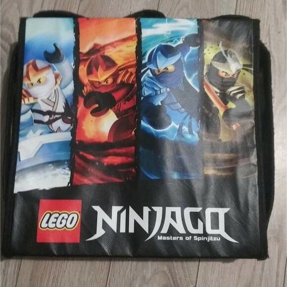 2012 Lego Ninjago Battle Arena Case Master Of Spinjitzu Storage Carrying Bag Box - Picture 3 of 6